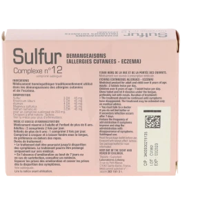 Sulfur Complexe N°12, Comprimé Sublingual