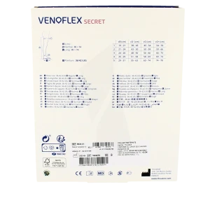 Venoflex Secret 2 Collant Maternité Noir Taille 2l