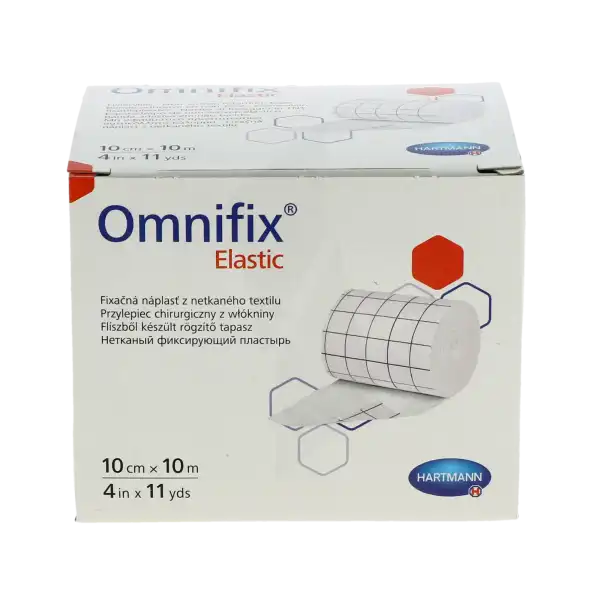 Omnifix® Elastic Bande Adhésive 10 Cm X 10 Mètres - Boîte De 1 Rouleau
