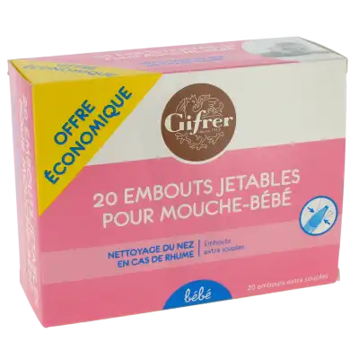 Gifrer Embout Mouche-bébé Par Aspiration B/20 à Villebrumier