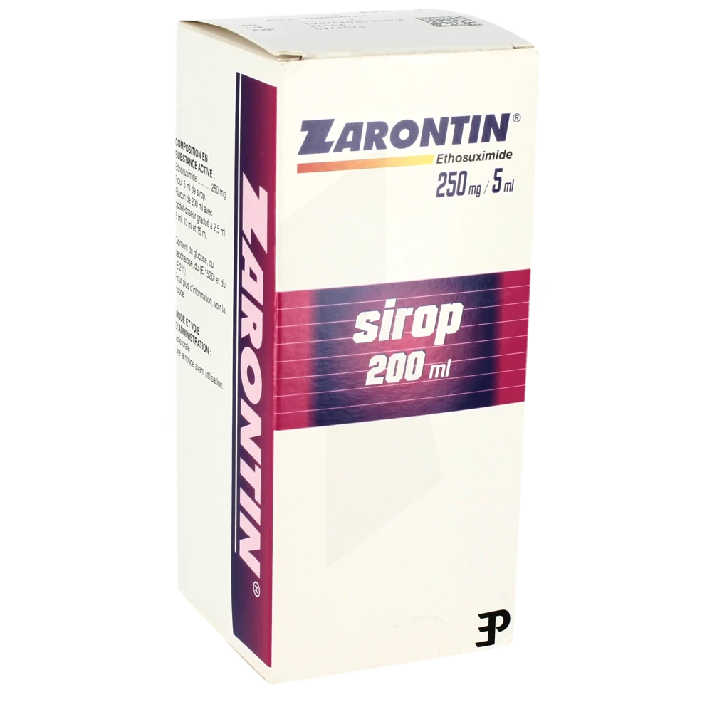 Zarontin 250 Mg/5 Ml, Sirop