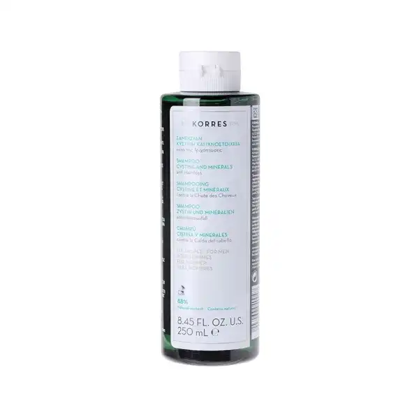 Korres Shampooing Anti-chute Homme Cystéine & Minéraux 250ml