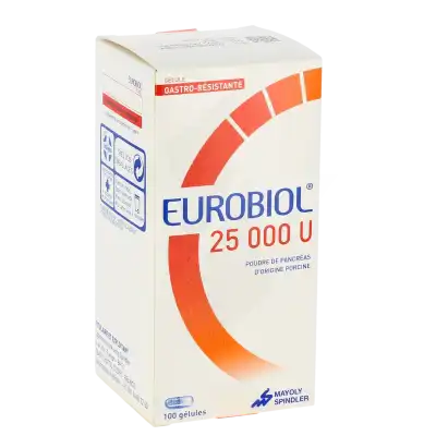 Eurobiol 25 000 U, Gélule Gastro-résistante à GRENOBLE