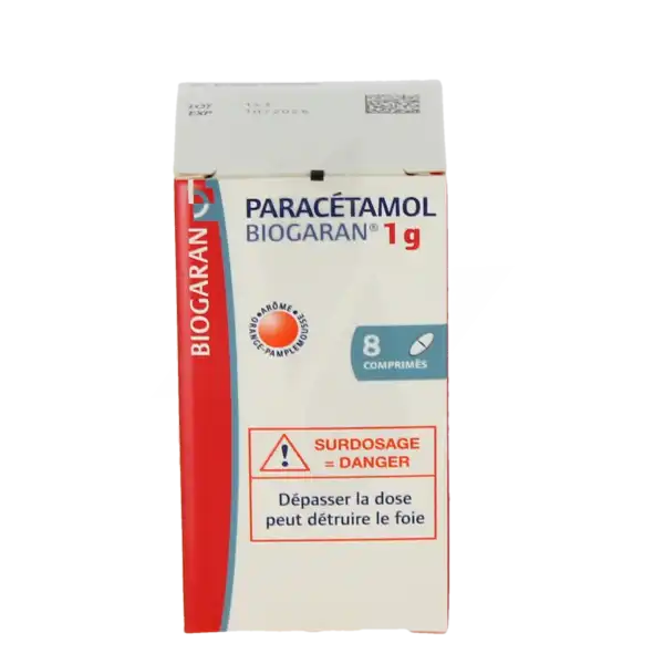 Paracetamol Biogaran 1 G, Comprimé