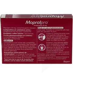 Mopralpro 20 Mg Cpr Gastro-rés Film/7