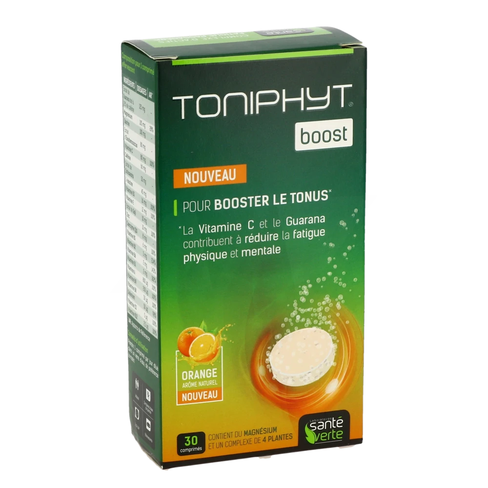Santé Verte Toniphyt Boost Comprimés Effervescents Orange B/30