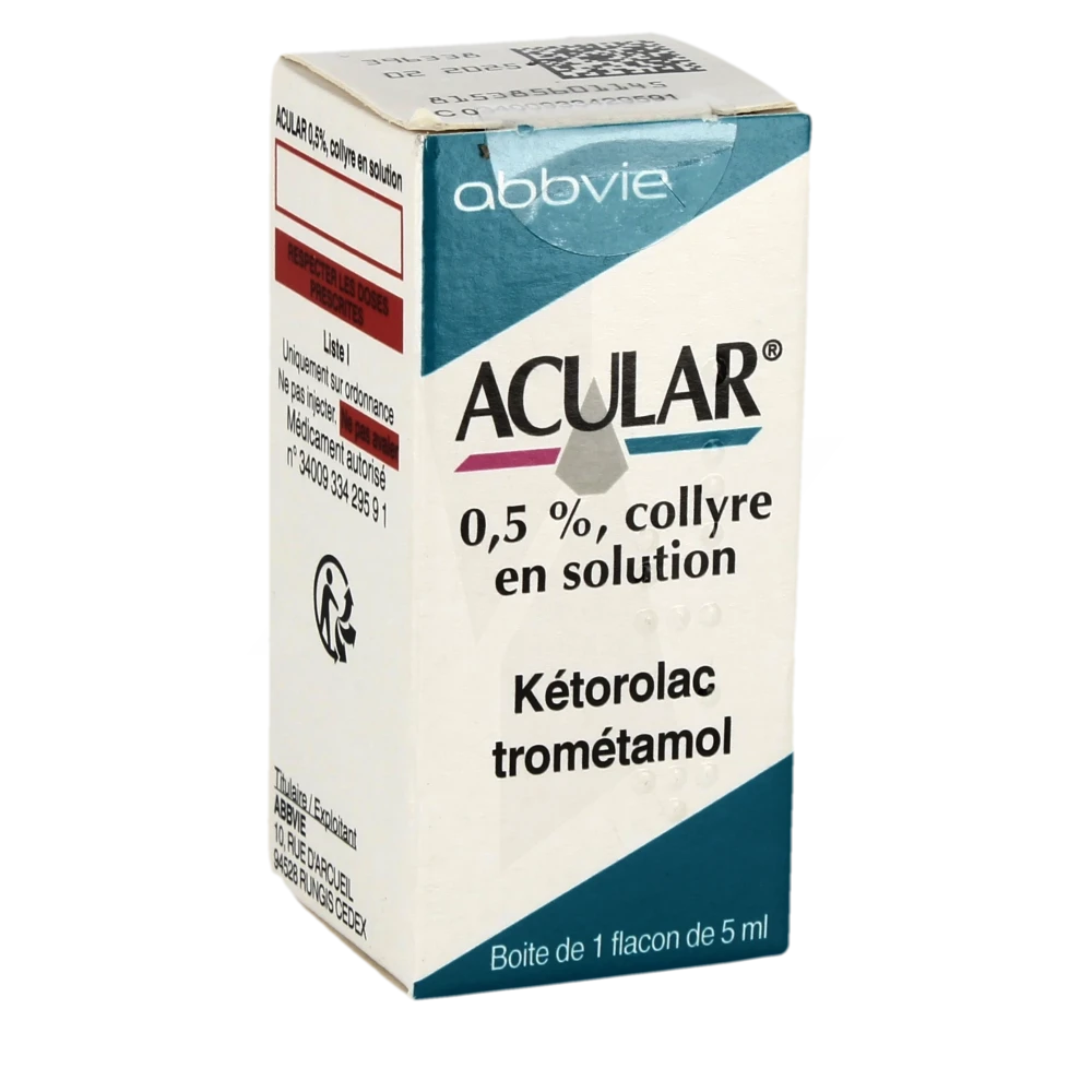 Acular 0,5 %, Collyre En Solution