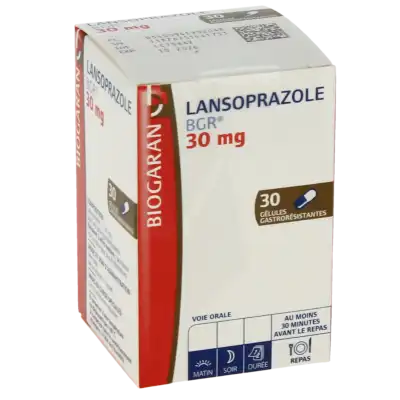 Lansoprazole Bgr 30 Mg, Gélule Gastro-résistante à Hagetmau