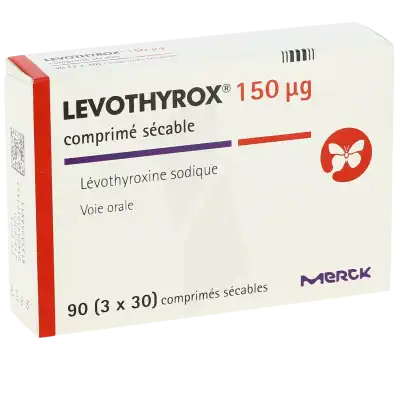 LEVOTHYROX 150 microgrammes, comprimé sécable