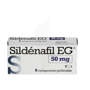 Sildenafil Eg 50 Mg, Comprimé Pelliculé