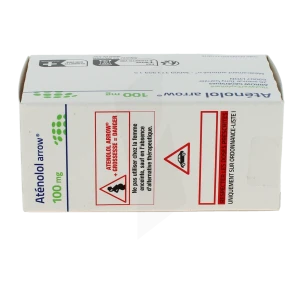 Atenolol Arrow 100 Mg, Comprimé Pelliculé Sécable