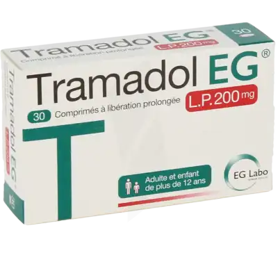Tramadol Eg L.p. 200 Mg, Comprimé à Libération Prolongée à Abbeville
