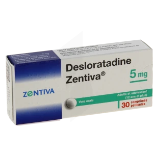 Desloratadine Zentiva 5 Mg, Comprimé Pelliculé