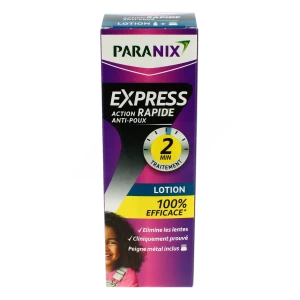 Paranix Express 2 Min Lot Antipoux Fl/100ml+peigne