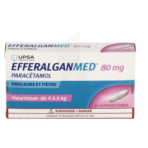 Efferalganmed 80 Mg, Suppositoire