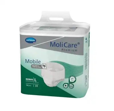 MoliCare Premium Mobile 5 Gouttes - Slip absorbant - Taille L B/14