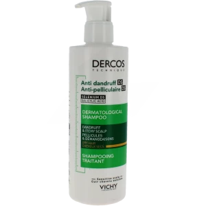 Vichy Dercos Technique Antipelliculaire Ds Shampooing Traitant Pellicules & Démangeaisons Cheveux Secs Flacon/390ml