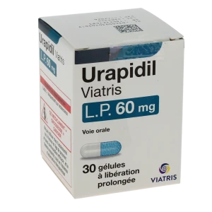 Urapidil Viatris Lp 60 Mg, Gélule à Libération Prolongée