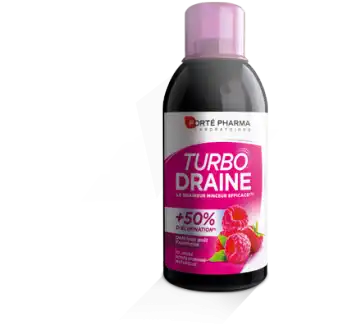 Turbodraine Solution Buvable Framboise 2*500ml à Cavignac