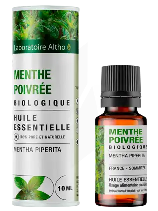 Laboratoire Altho Huile Essentielle Menthe Poivrée Bio 10ml