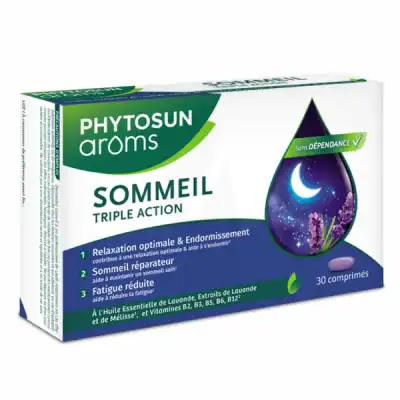 Phytosun Arôms Sommeil Triple Action Comprimés B/30 à Saint-Maximin