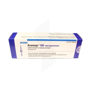 Aranesp 100 Microgrammes, Solution Injectable En Seringue Préremplie