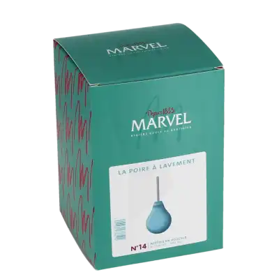 MARVEL Poire lavement avec canule N°14 480cc