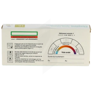 Ebastine Teva 10 Mg, Comprimé Orodispersible