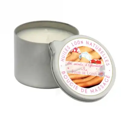 Les Secrets d'Eglantine Bougie de massage fleur de lotus