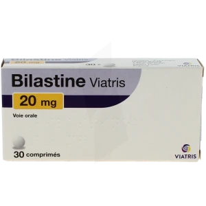 Bilastine Viatris 20 Mg, Comprimé