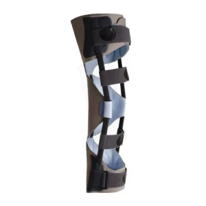Thuasne Genu Immo 20° Attelle Genou Longue Anthracite Hauteur 60cm Taille Xl