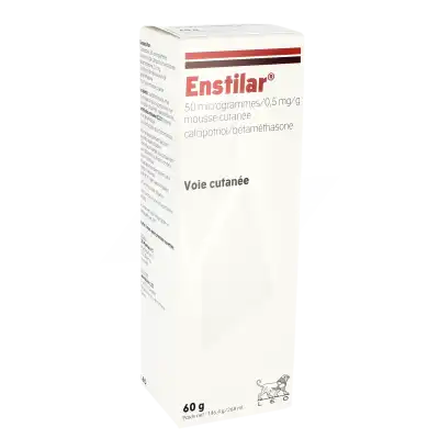 ENSTILAR 50 microgrammes/0,5 mg/g, mousse cutanée