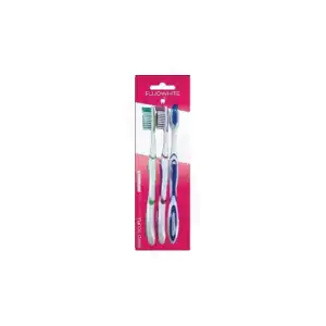 Fluowhite Fluowhite Brosse à Dents Souple B/3 à QUINCAMPOIX
