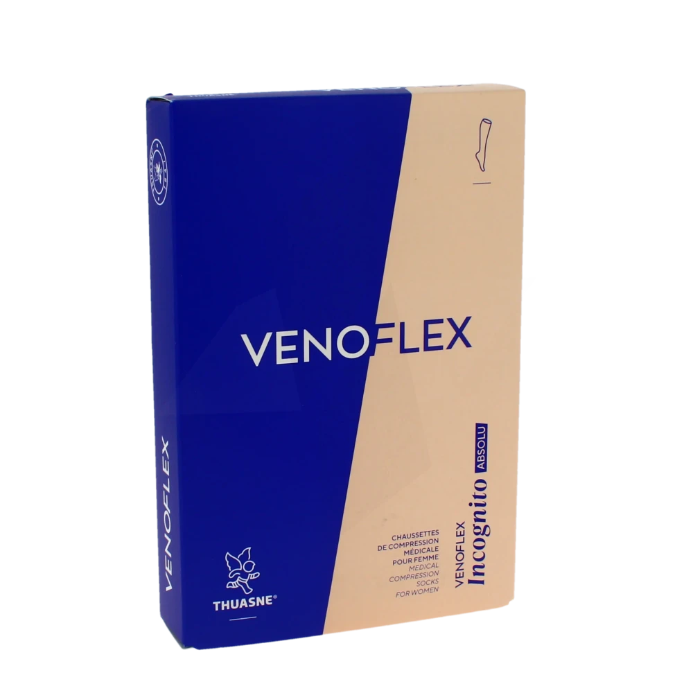 Venoflex Incognito Absolu 2 Chaussette Pied Ouvert Femme Naturel Taille 1l