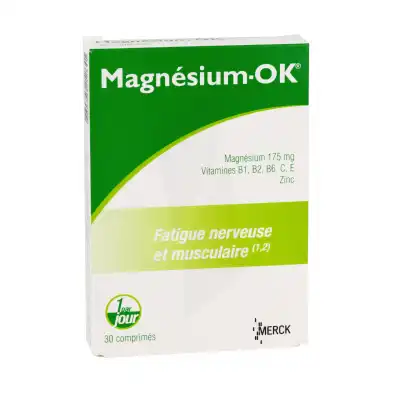 Magnesium Ok Cpr B/30 à VERNOUX EN VIVARAIS