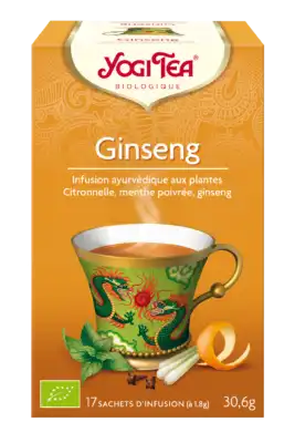 Yogi Tea ThÉ Tao Tea Ginseng Bio 17sach/1,8g à TOURS