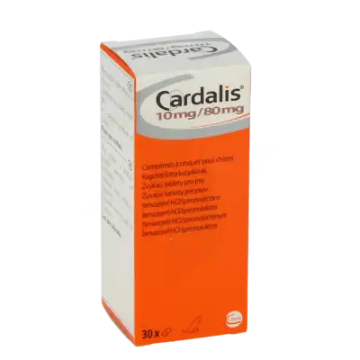 Cardalis 10 Mg/80 Mg Comprimes A Croquer Pour Chiens, Comprimé à BRUGES