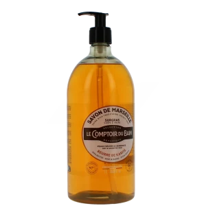 Le Comptoir Du Bain Sav Liq De Marseille Surgras Karité Flacon Pompe De 1 L