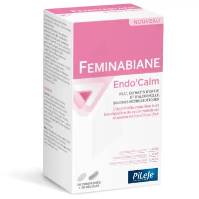 Pileje Feminabiane Endo'calm Comprimés + Gélules B/60+30 à PINS-JUSTARET