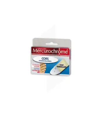 Mercurochrome Pansement Cors Hydrocolloïdes. Boîte De 8 à LA-RIVIERE-DE-CORPS