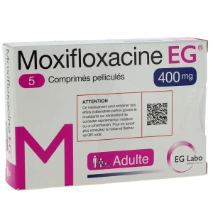 Moxifloxacine Eg 400 Mg, Comprimé Pelliculé