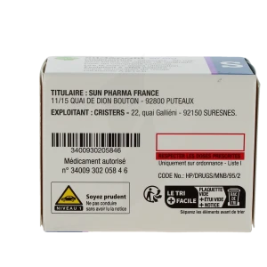 Sildenafil Cristers Pharma 50 Mg, Comprimé Pelliculé