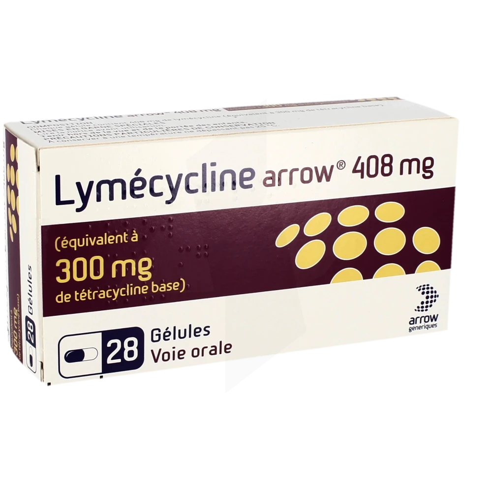 Lymecycline Arrow 408 Mg (équivalent à 300 Mg De Tétracycline Base), Gélule