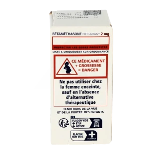 Betamethasone Biogaran 2 Mg, Comprimé Dispersible Sécable