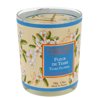 Collines De Provence Bougie Parfumée Fleur De Tiaré Pot/180g à ANDERNOS-LES-BAINS