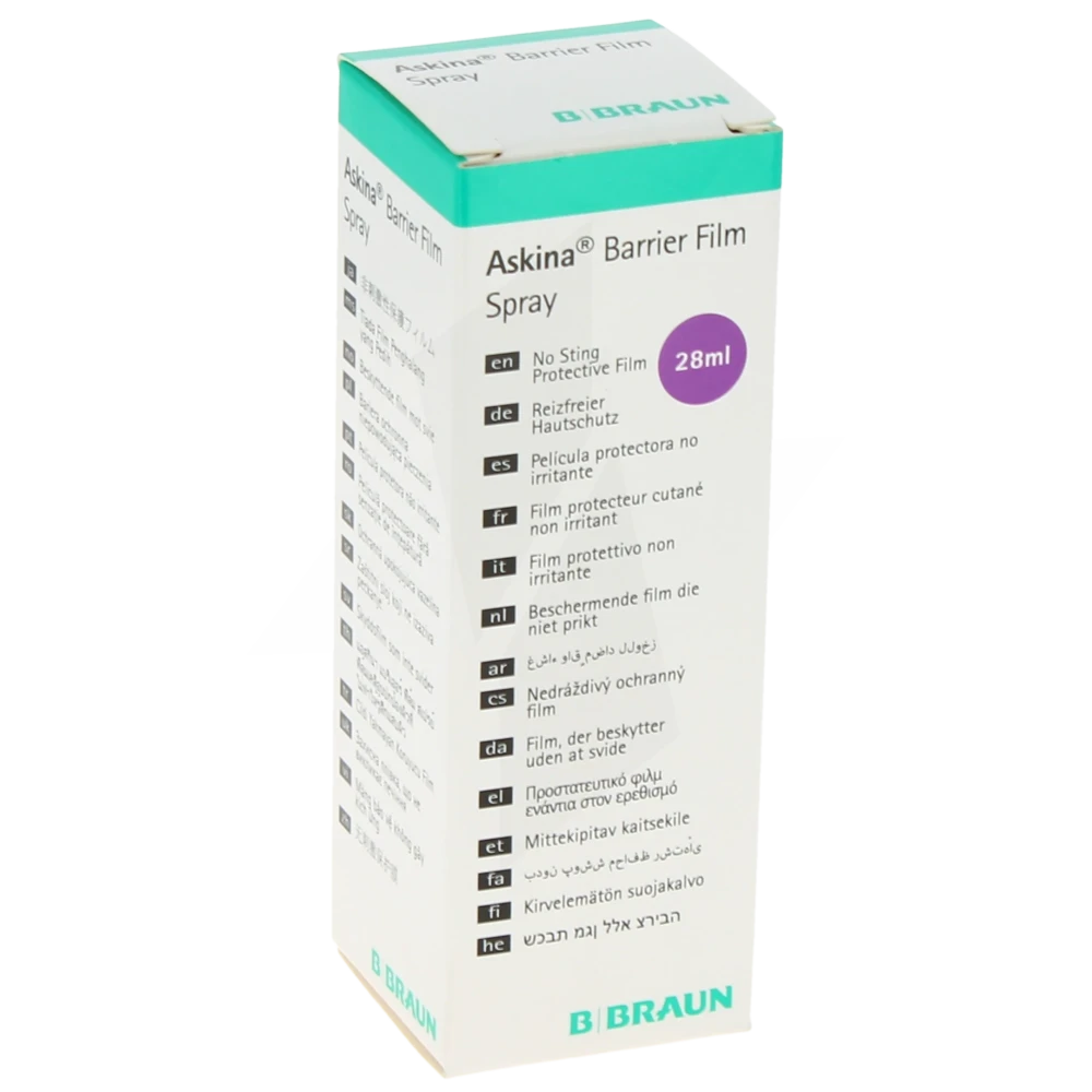 Bbraun Askina Barrier Film Protecteur Spray