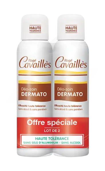 Rogé Cavaillès Déodorants Déo Soin Dermatologique Spray 2x150ml
