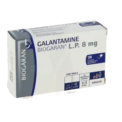 GALANTAMINE BIOGARAN LP 8 mg, gélule à libération prolongée