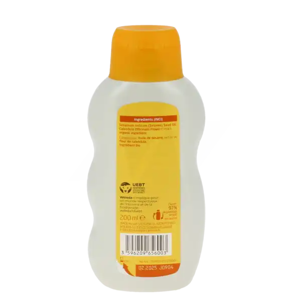 Weleda Huile De Toilette Bébé 200ml