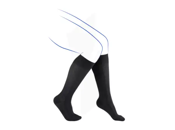 Venoflex Fast 2 Chaussette Laine Femme Torsades Noir Taille 3l